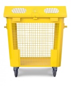 Сетчатый контейнер желтый
